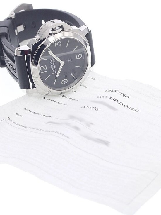 PANERAI Luminor Base Logo 44mm PAM01086 Hand Winding Men\'s Watch_961997